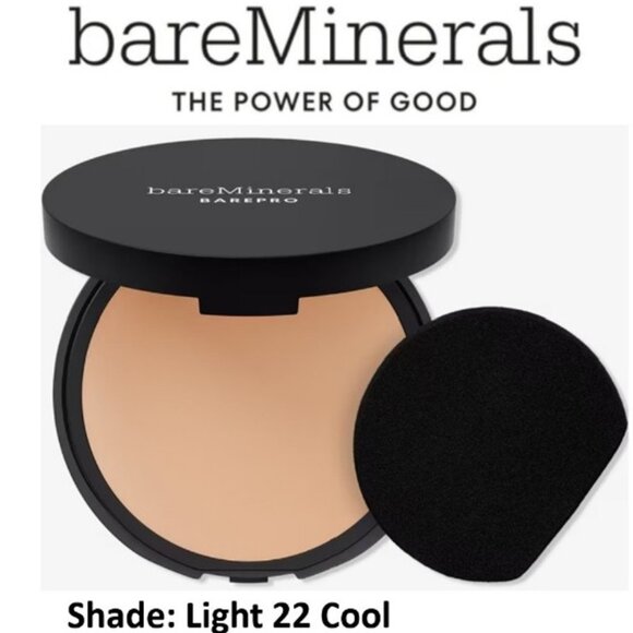 bareMinerals Barepro16hr Skin Perfecting Powder Foundation LIGHT 22 Cool NIB - Picture 1 of 9